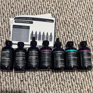 Dermalogica Pro Power Peel Set with Black and Purple Bottles